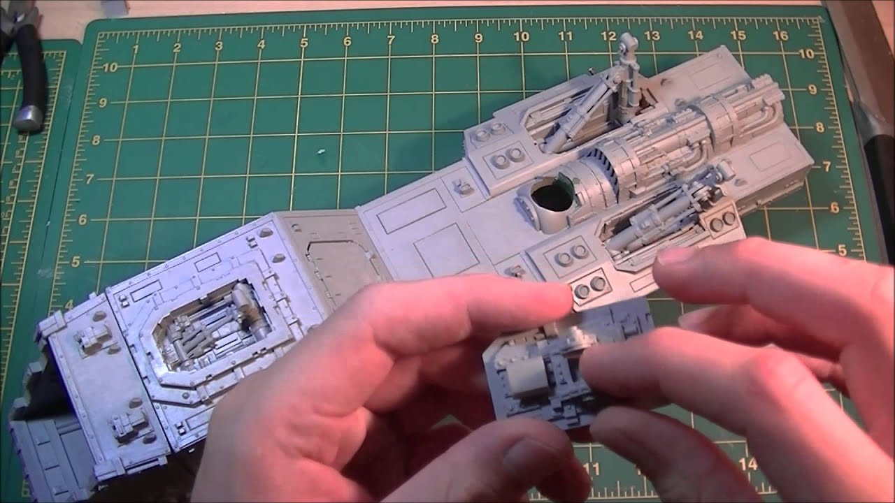 Project: Thunderhawk - Cannon, Landing Gear, Lascannons and Ramp