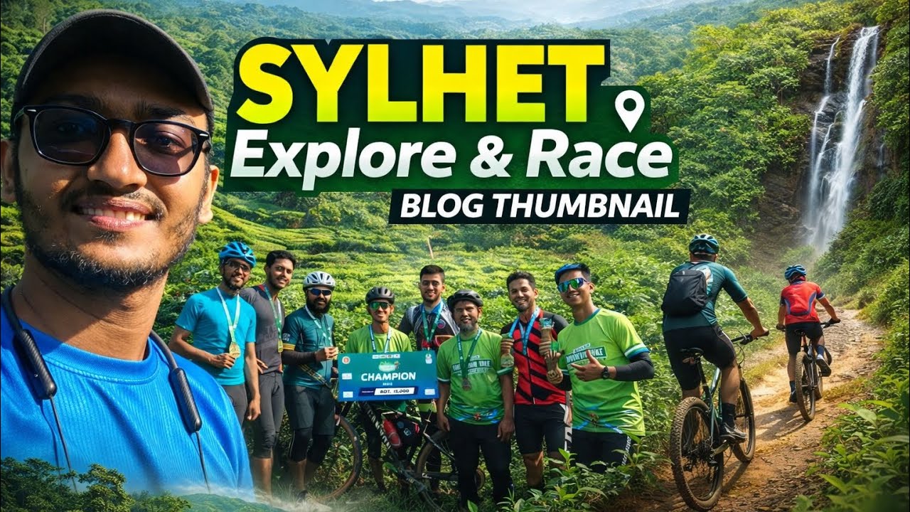 সিলেট এ সাইকেল নিয়ে গিয়ে যা যা করলাম।Sylhet city explore ⚡Race Time🔥🚴‍♂️