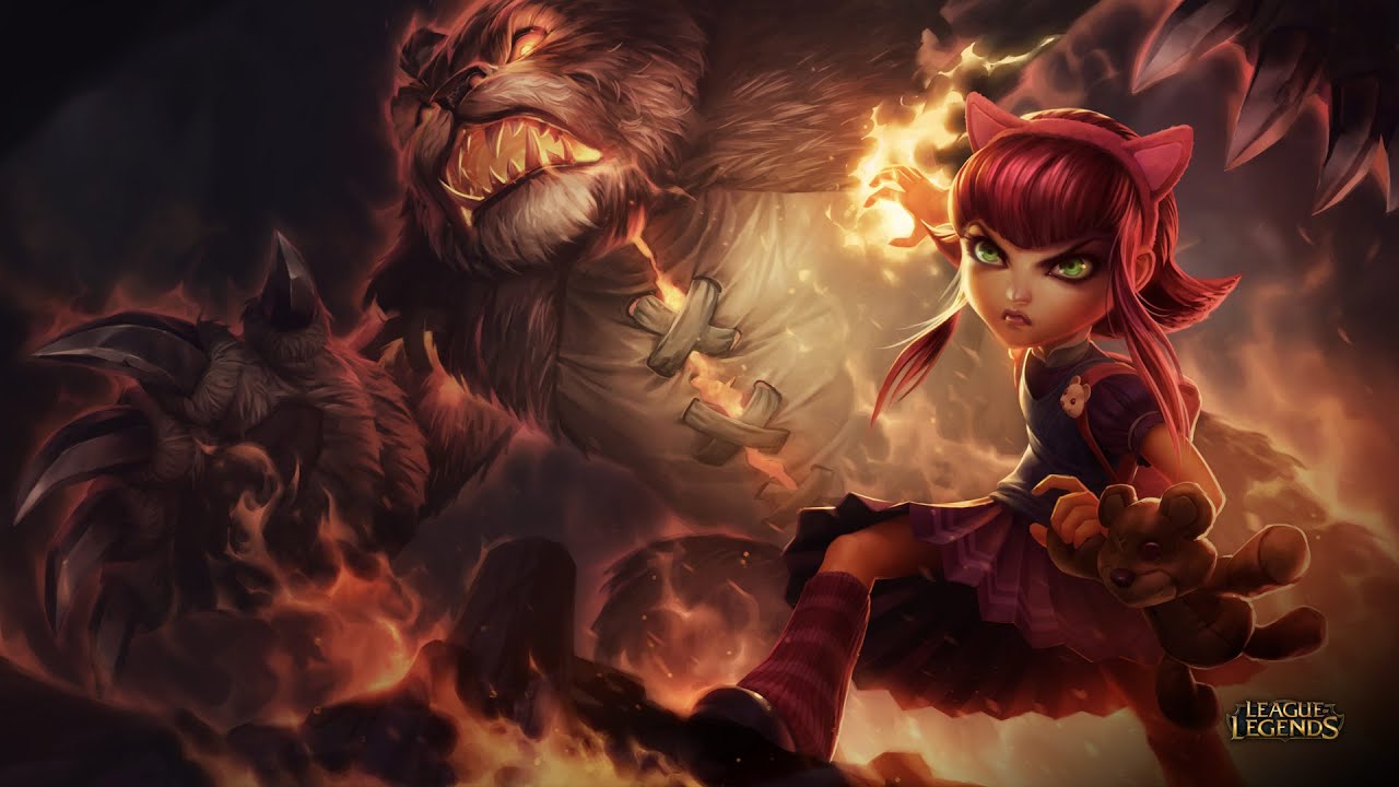 LEAGUE OF LEGENDS - ALL ANNIE SKILL (champion skill spotlight)