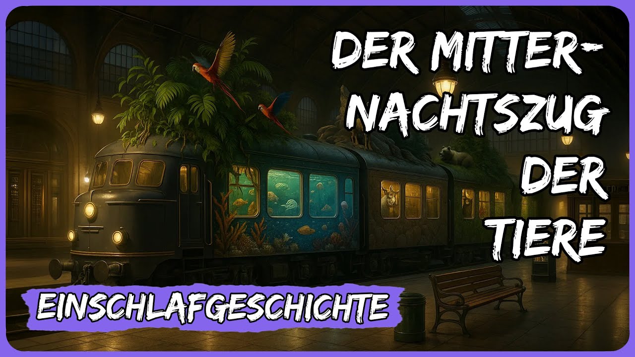 Der Mitternachtszug der TiereㅣGeschichte zum einschlafenㅣWenn die Menschen längst schlafen
