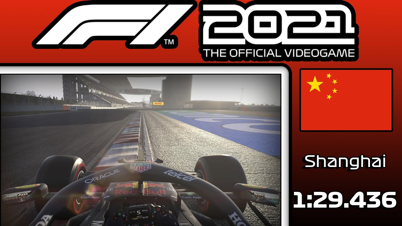 F1 2021 China World Record & Setup (1:29.436)