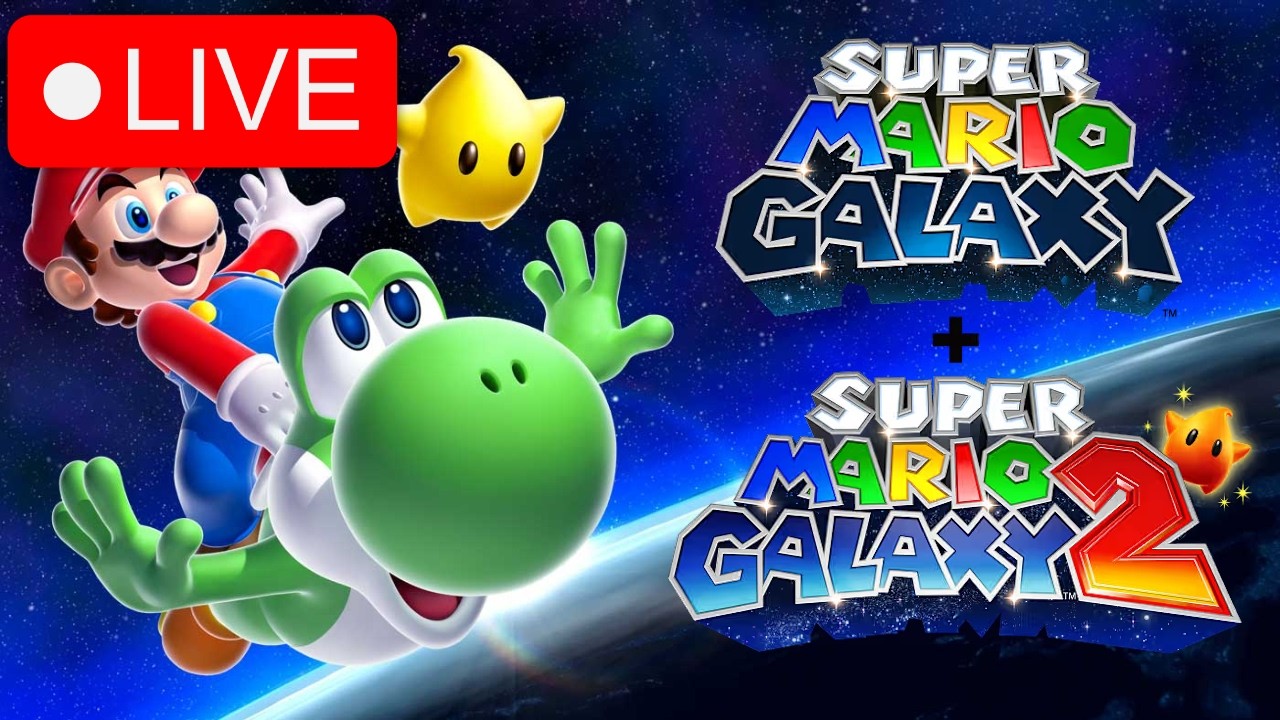 🔴playing super mario galaxy 1 and 2 100% part 8