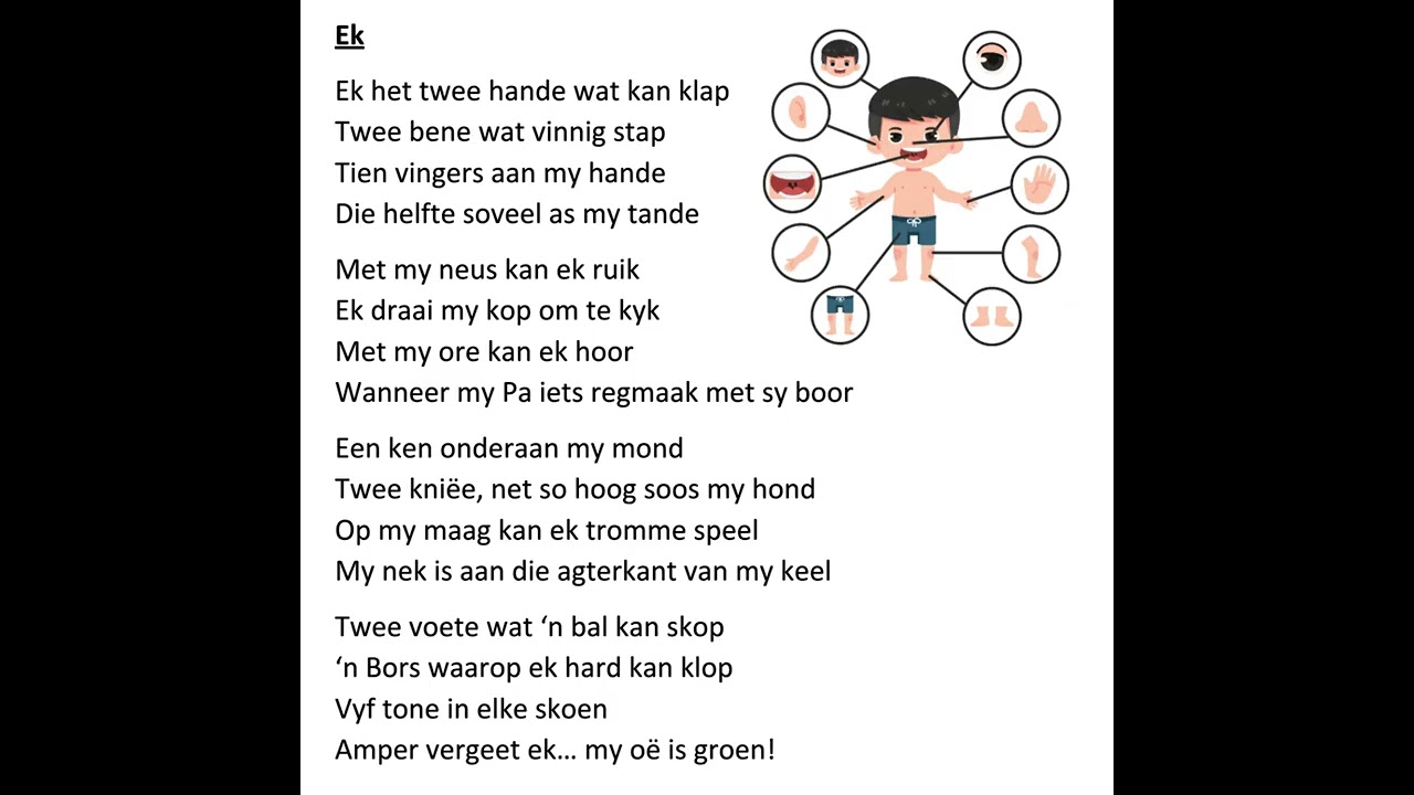 Ek - gediggie (My liggaam)