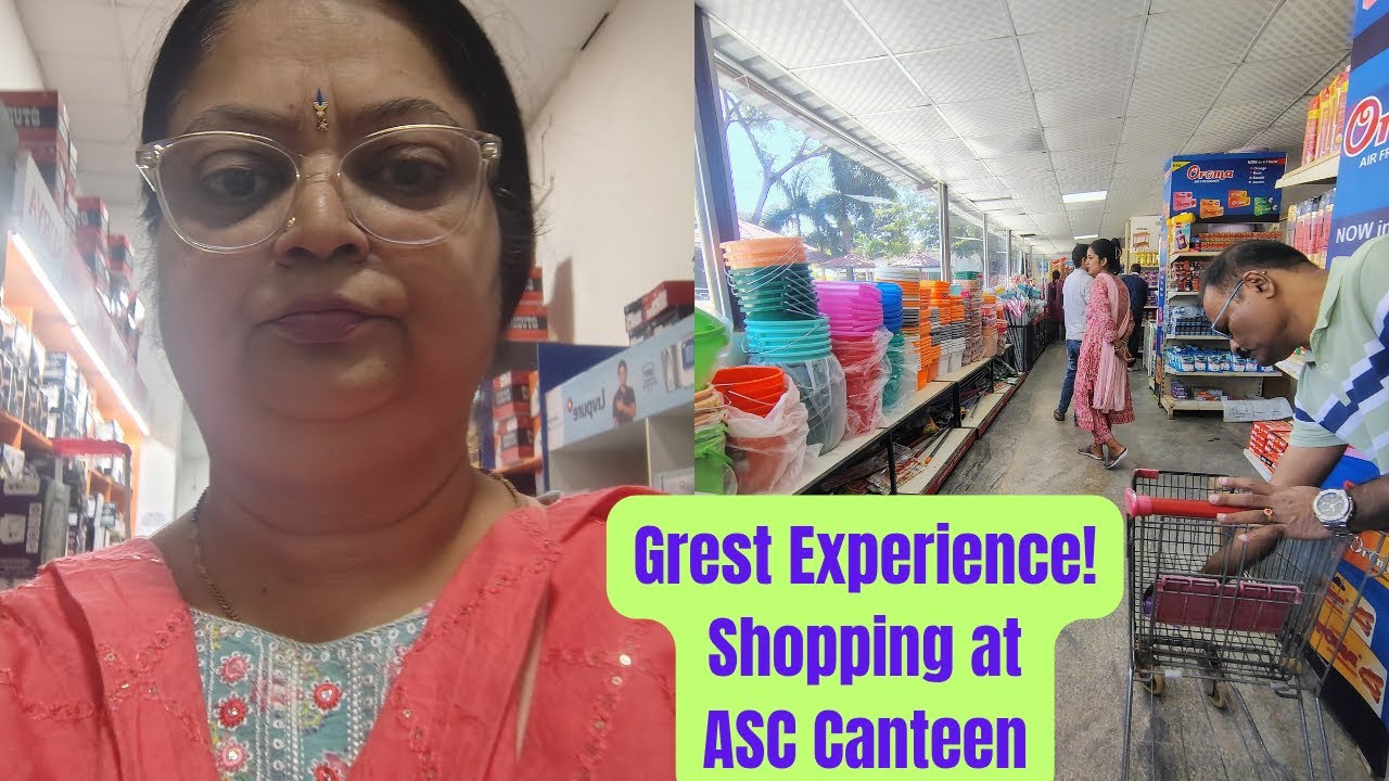 🔰 ASC Canteen Bangalore | First Time Experience 🇮🇳
