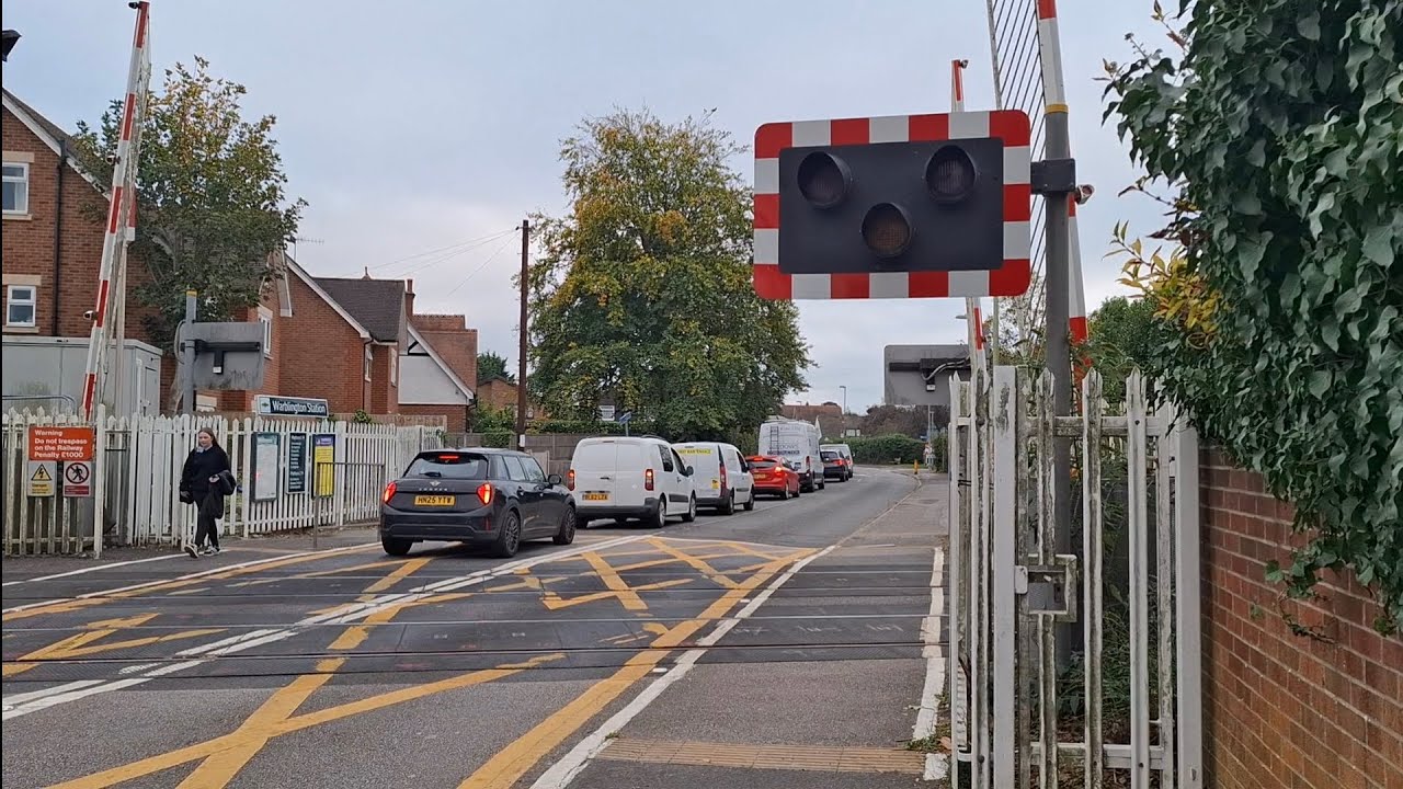 Warblington level crossing in Hampshire 