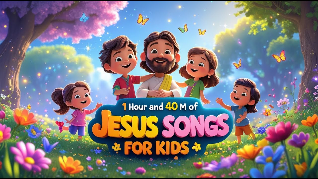 Best Bible Songs for Kids 🌟 1h40 of Christian Sunday School Music | Top Worship Songs for Children