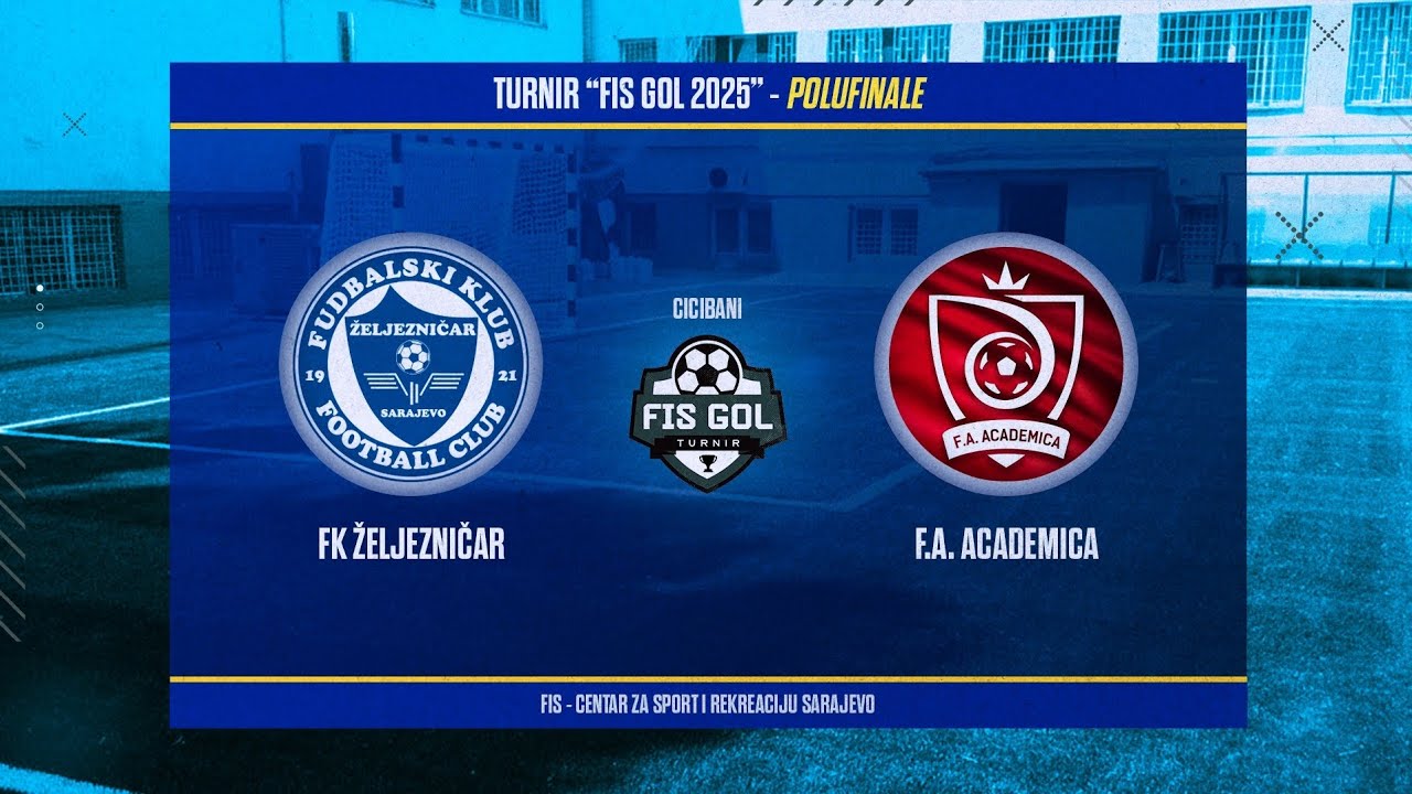 FIS gol 2025: FK ŽELJEZNIČAR-F.A. ACADEMICA 1:1 | pen. 3:1 (cicibani - 15.07.2025.)