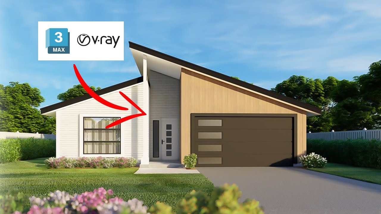Creating And Rendering Exterior Visualizations in 3ds Max Part 01