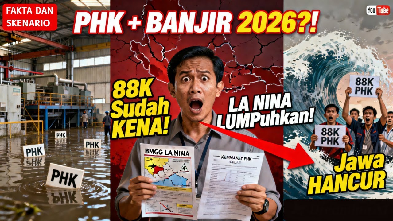 🚨 Apa yang Terjadi Jika PHK + Banjir Lumpuh Indonesia 2026?