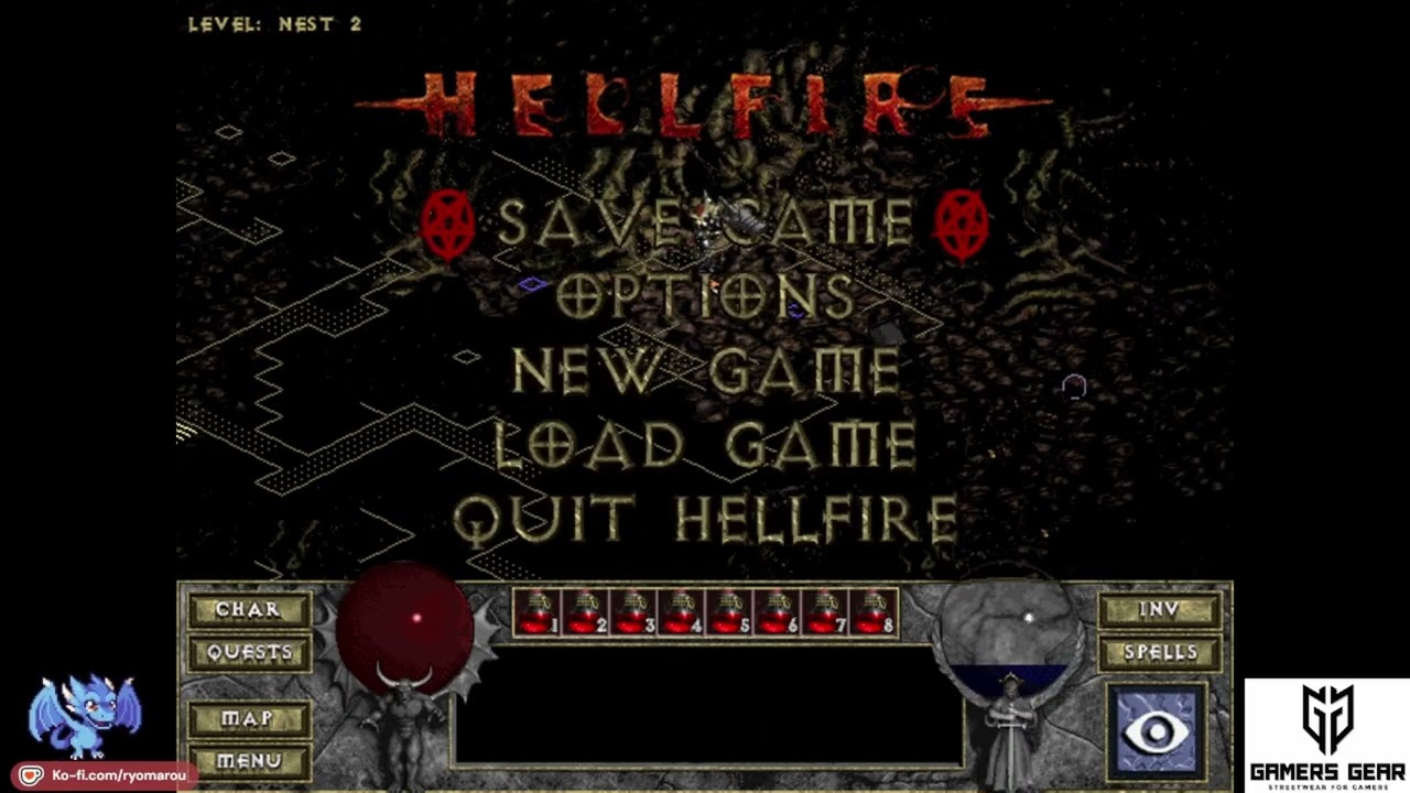 Diablo Hellfire - Playthrough Part 18 - Nest 2 (Schwierigkeitsgrad Hell)