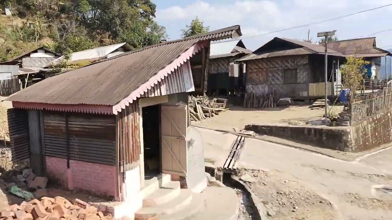 visiting to mangmetong village Ao area  today orenlotha 