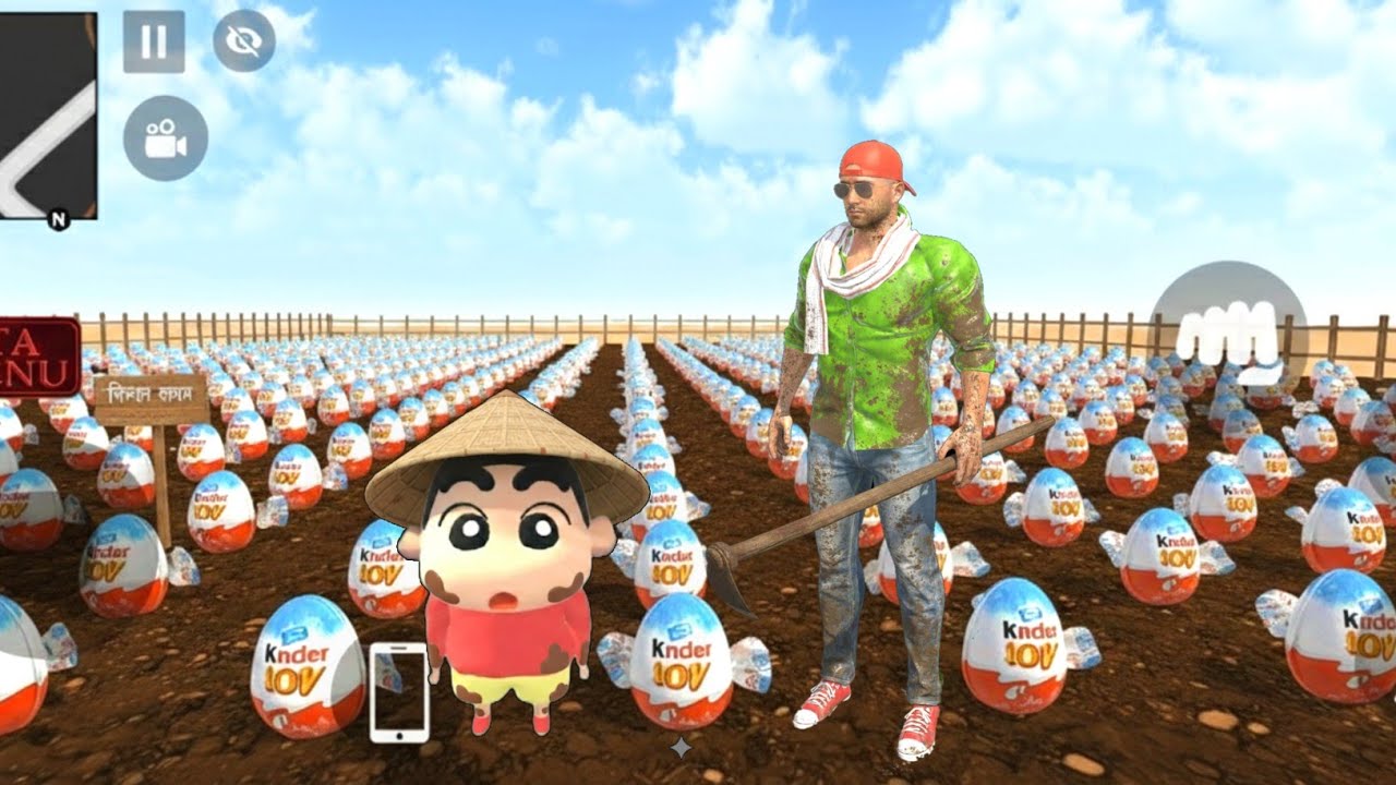Franklin and Shinchan Grow Kinder Joy | Indian theft auto simulator bangla | bangla gameplay 