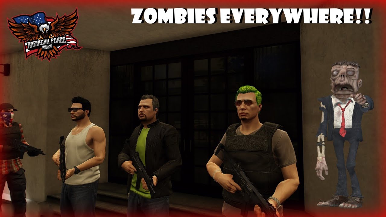 GTA 5 ROLEPLAY | ZOMBIE APOCALYPSE SURVIVAL!!