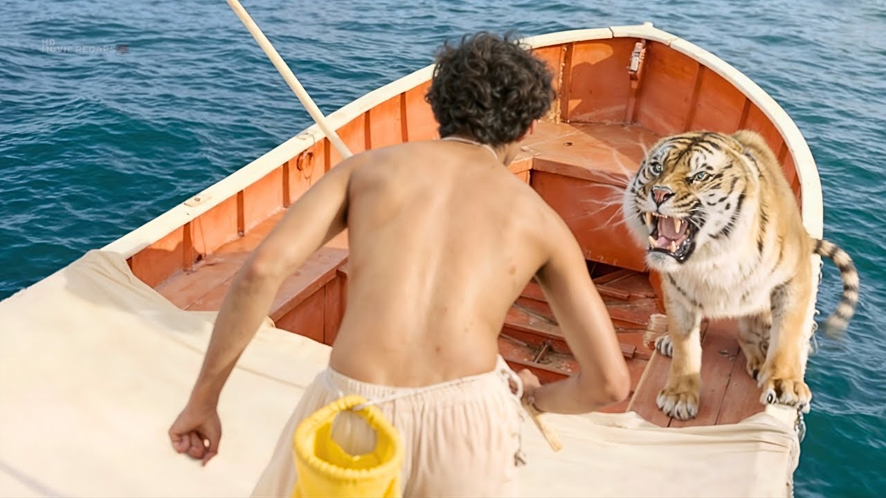 A Shipwreck Leaves a Boy Alone With a Tiger in the Middle of the Ocean | Life of Pi Recap
