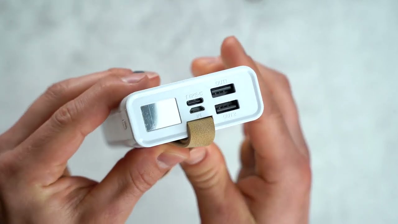 Borofone Coolmy BJ18 Powerbank 20000mAh 2XUSB feh&eacute;r  6974443381382