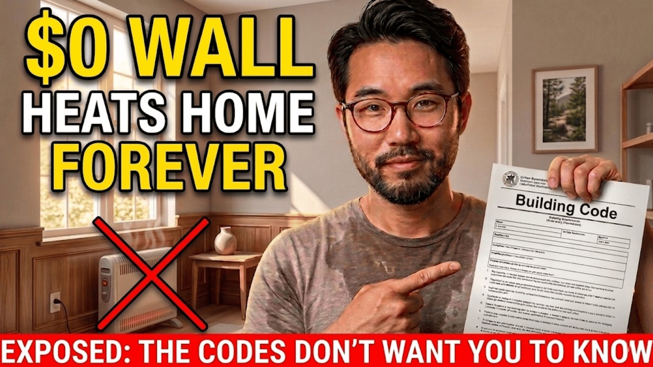 This $0 Wall Heats Your Home FOREVER. Why Is It Banned From Building Codes?