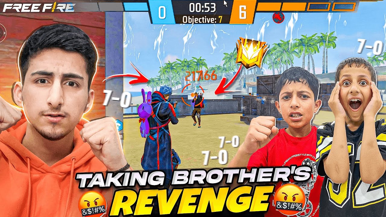 Taking My Brothers Revenge🤬😱0 - 7 Loss To 7 - 0 Win😍😱[A_s Gaming] - Free Fire India