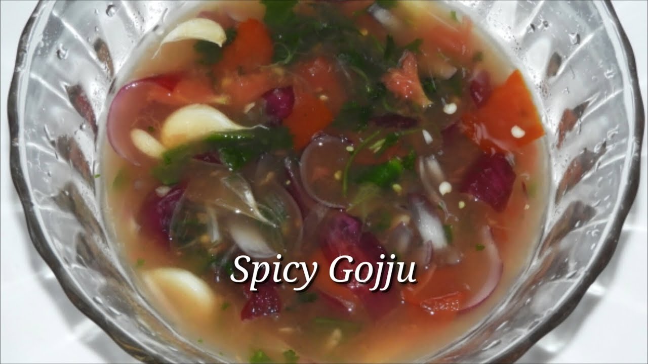 Hasi Gojju Recipe - ಹಸಿ ಗೊಜ್ಜು | Raw Rasam without cook | Quick and Spicy Gojju Recipe | Rekha Aduge