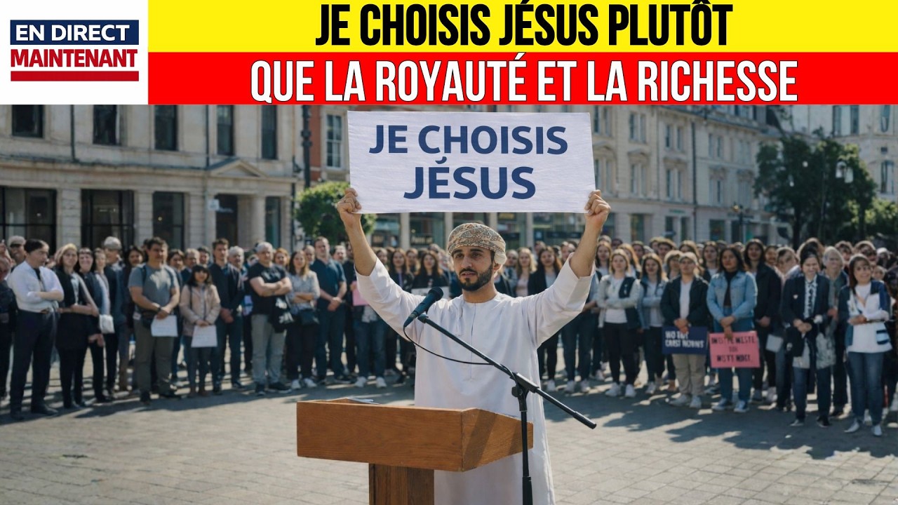Un prince de la royauté d’Oman choisit Jésus en public — un moment EN DIRECT qui a choqué beaucoup