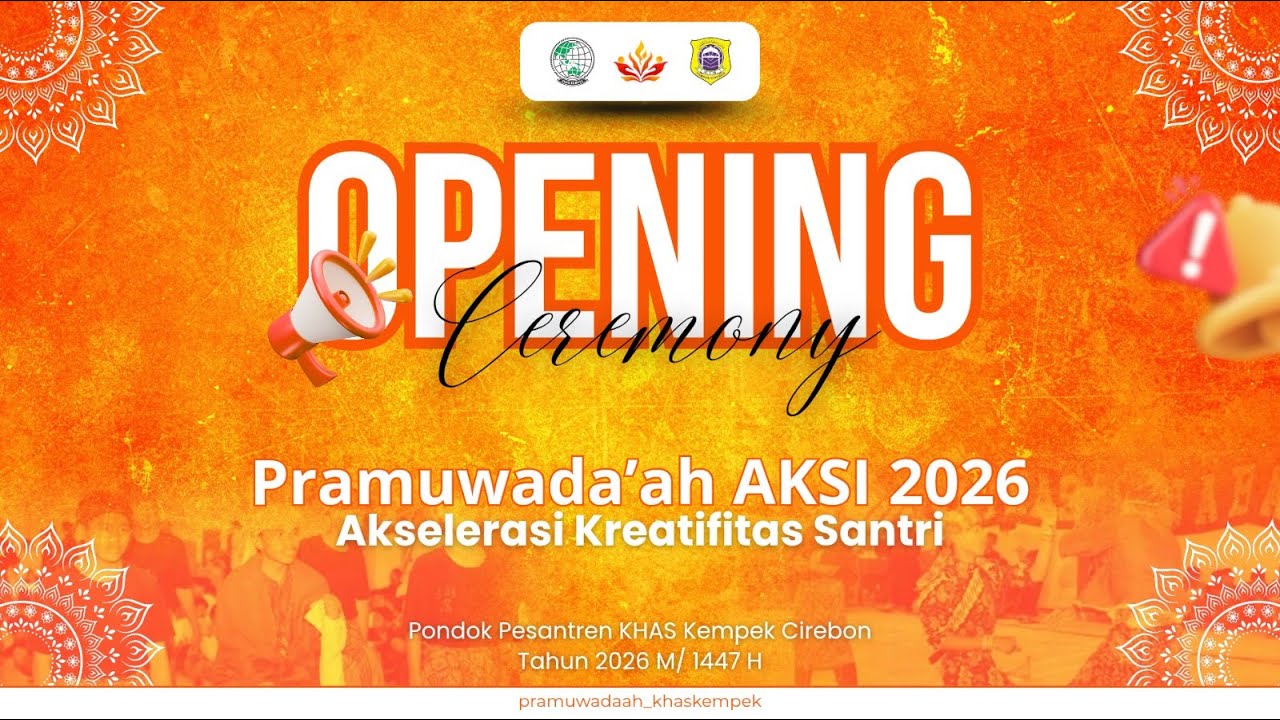 🔴[LIVE] OPENING CEREMONY AKSI | AKSELERASI KREATIFITAS SANTRI | 02 FEBRUARI 2026