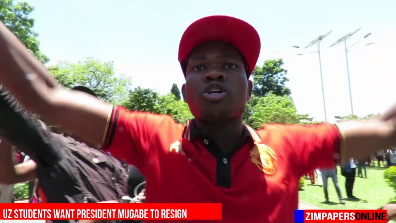 UZ students want President Mugabe to resign
