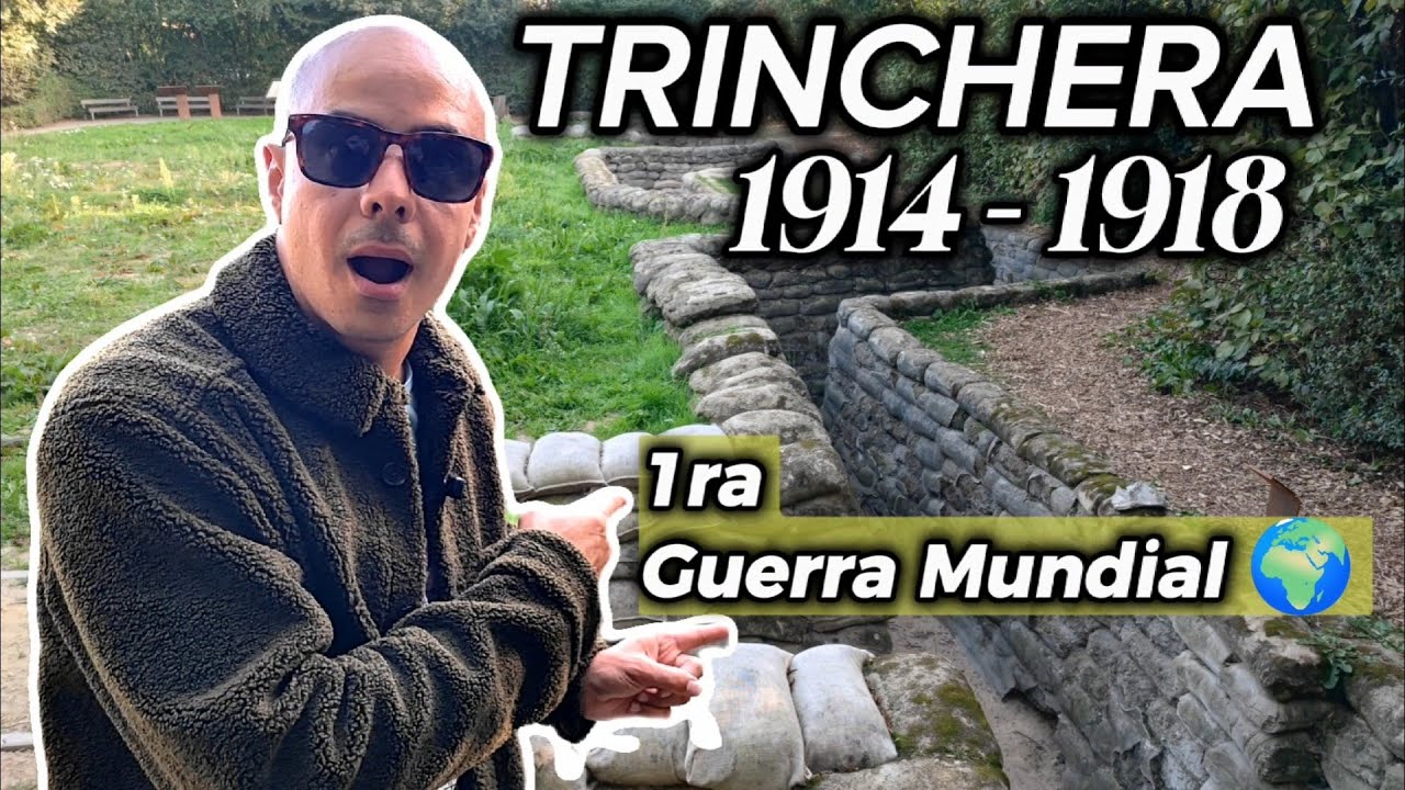 CAMINANDO DENTRO UNA TRINCHERA 1914 -1918 De La Primera Guerra Mundial | Belgica/Europa Parte:(1/2)