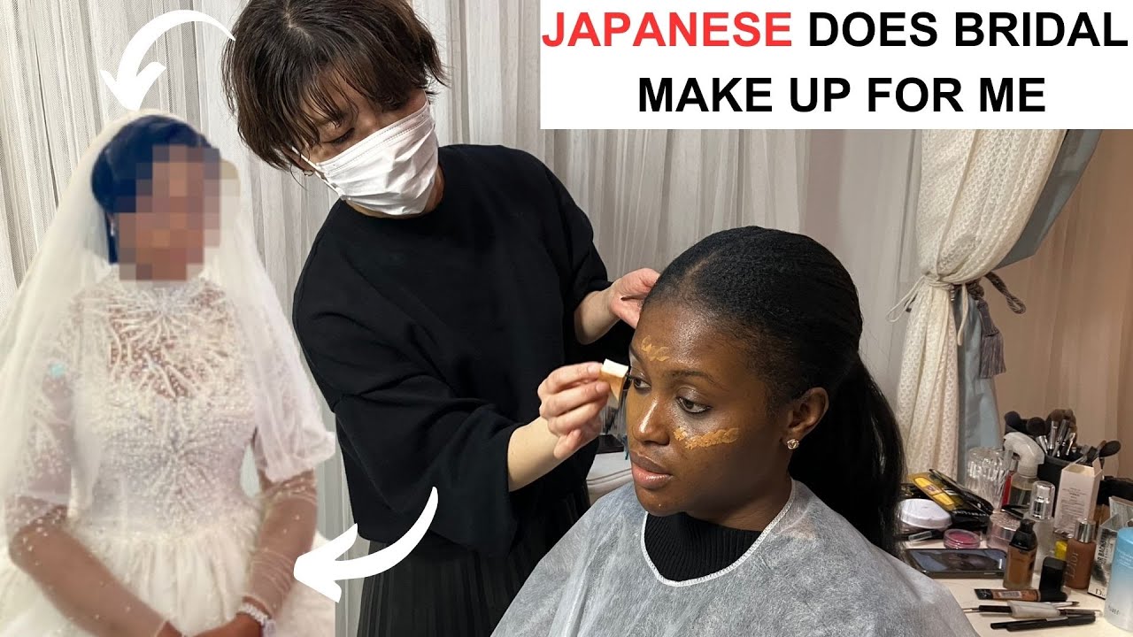 BLACK GIRL BRIDAL MAKEUP DONE IN JAPAN *Yay👍🏼 or Nay👎🏼*IIFIRST BLACK CLIENT IN HER 20 YRS EXPERIENCE