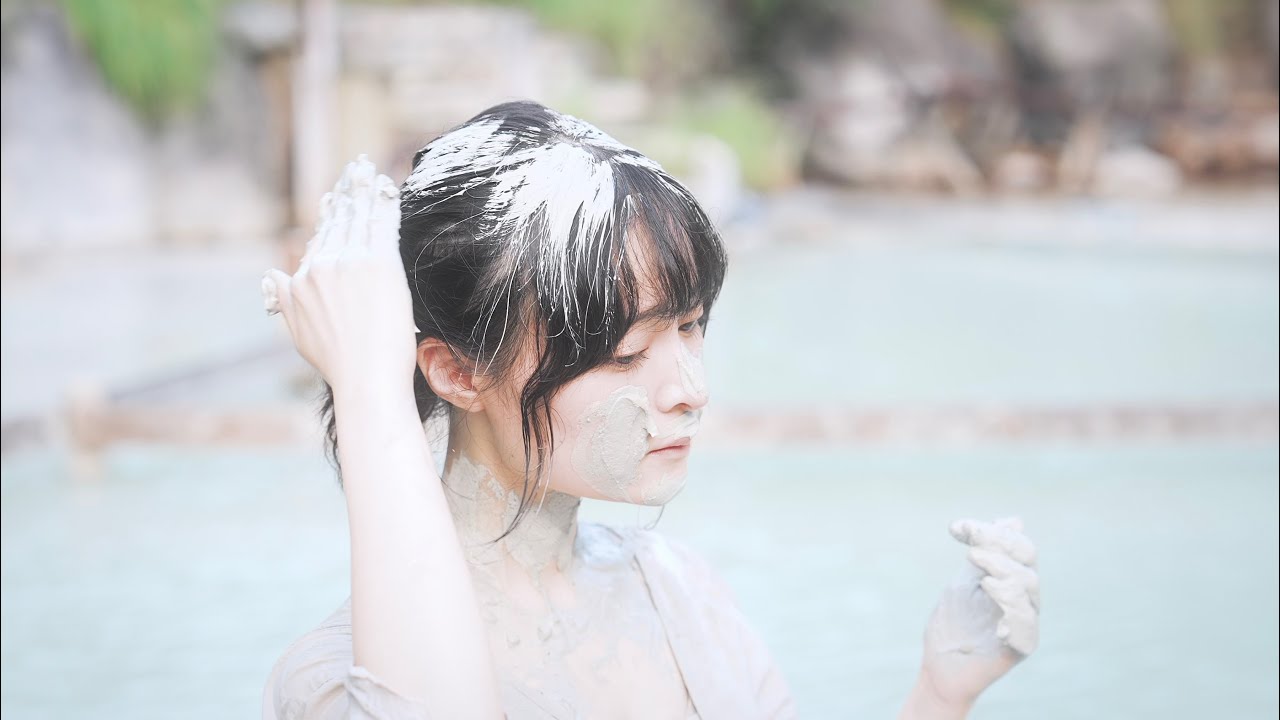 【温泉】世界一濃厚な泥湯に驚く貧困女子【神回】別府温泉の露天風呂 りんの田舎暮らし Japanese hot springs 入浴ルーティン 4K