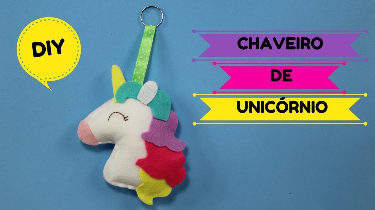 DIY |  fAÇA E VENDA |CHAVEIRO DE UNICÓRNIO | PASSO A PASSO | Artes Edi e Helô