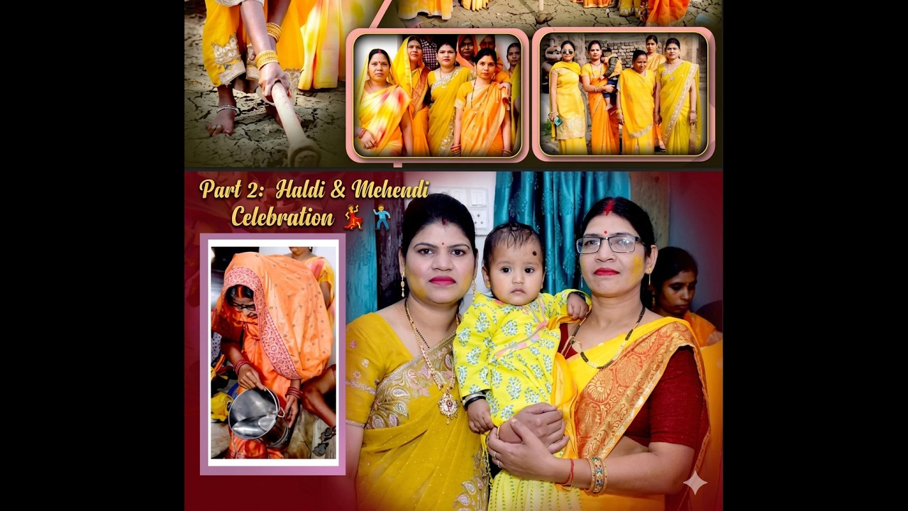 💛✨ | Haldi & Mehendi Highlights | Part 2