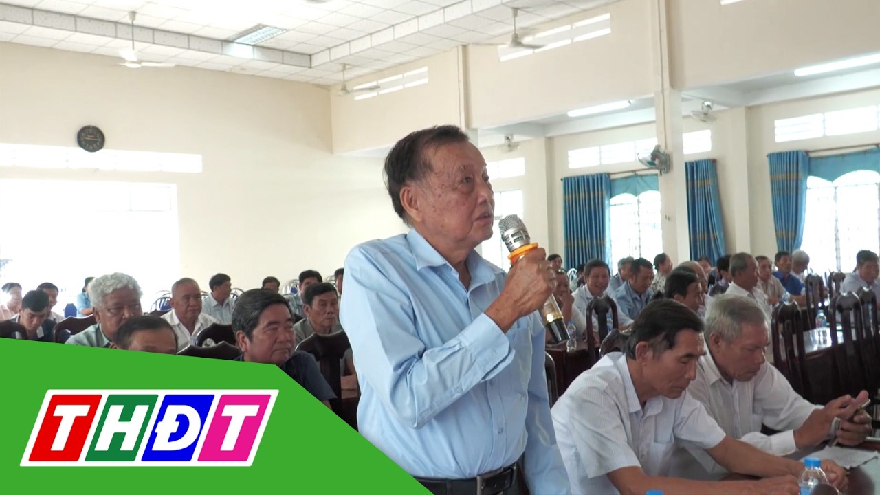 Ứng cử viên ĐBQH đơn vị bầu cử số 4 tiếp xúc cử tri xã Ngũ Hiệp | THDT