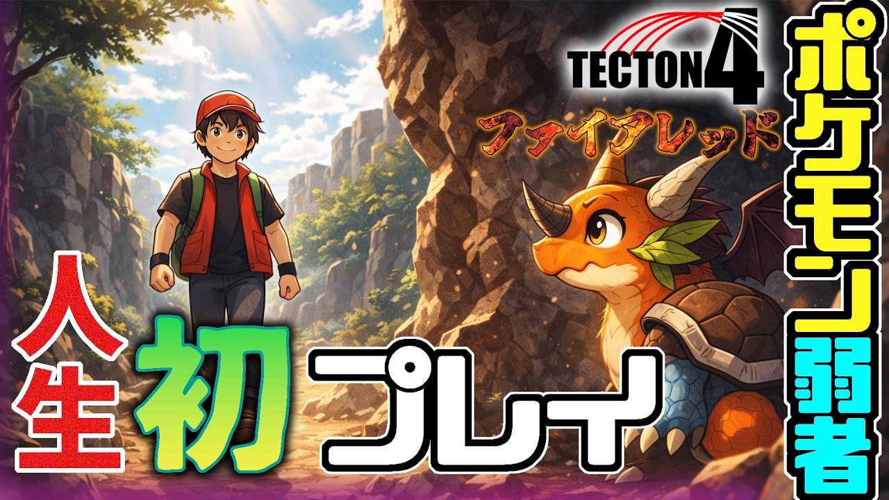 ファイアレッド【マナフィとか知ってます】ポケモン完全無知プレイ 04〈LIVE〉アルグレ ユッケ