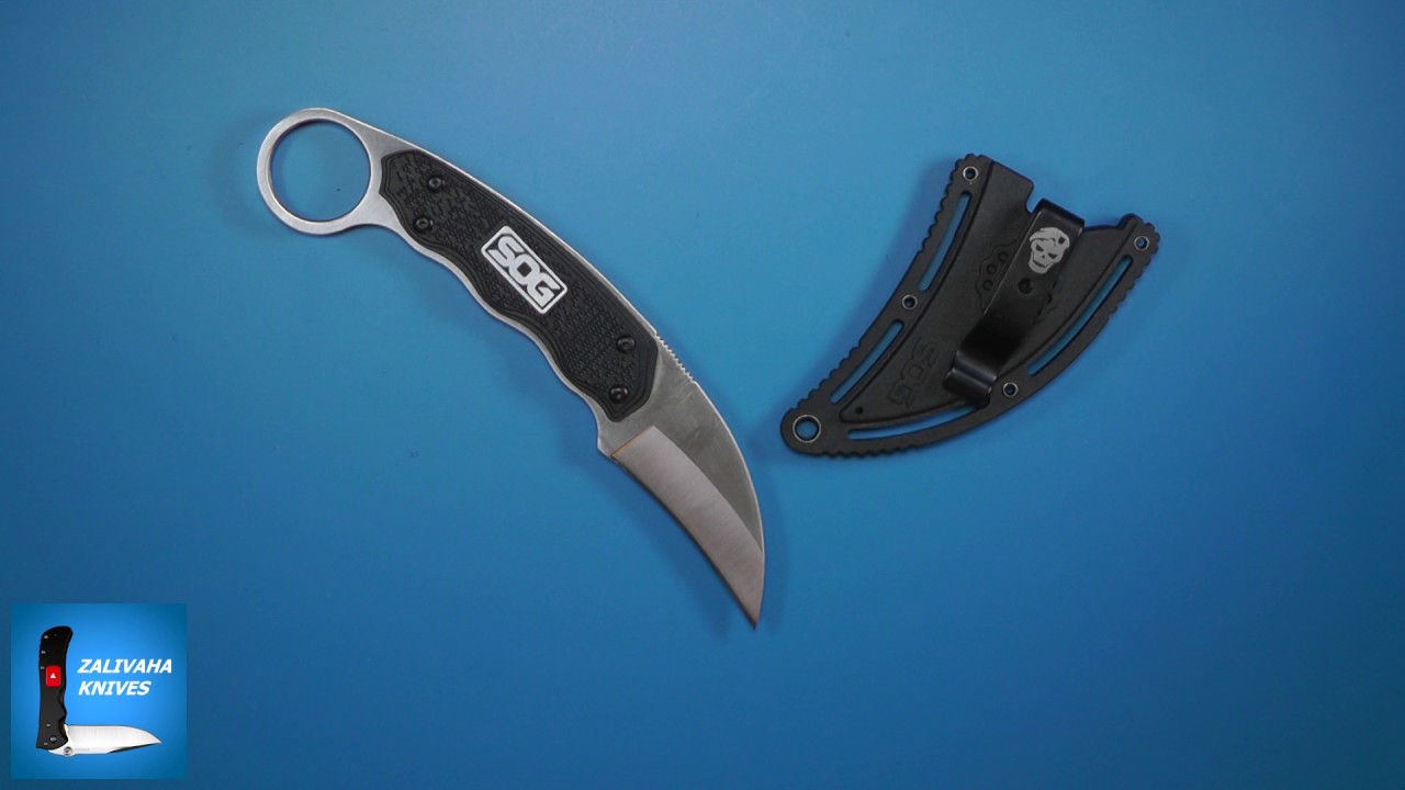 Нож SOG Gambit. Недокерамбит засапожный