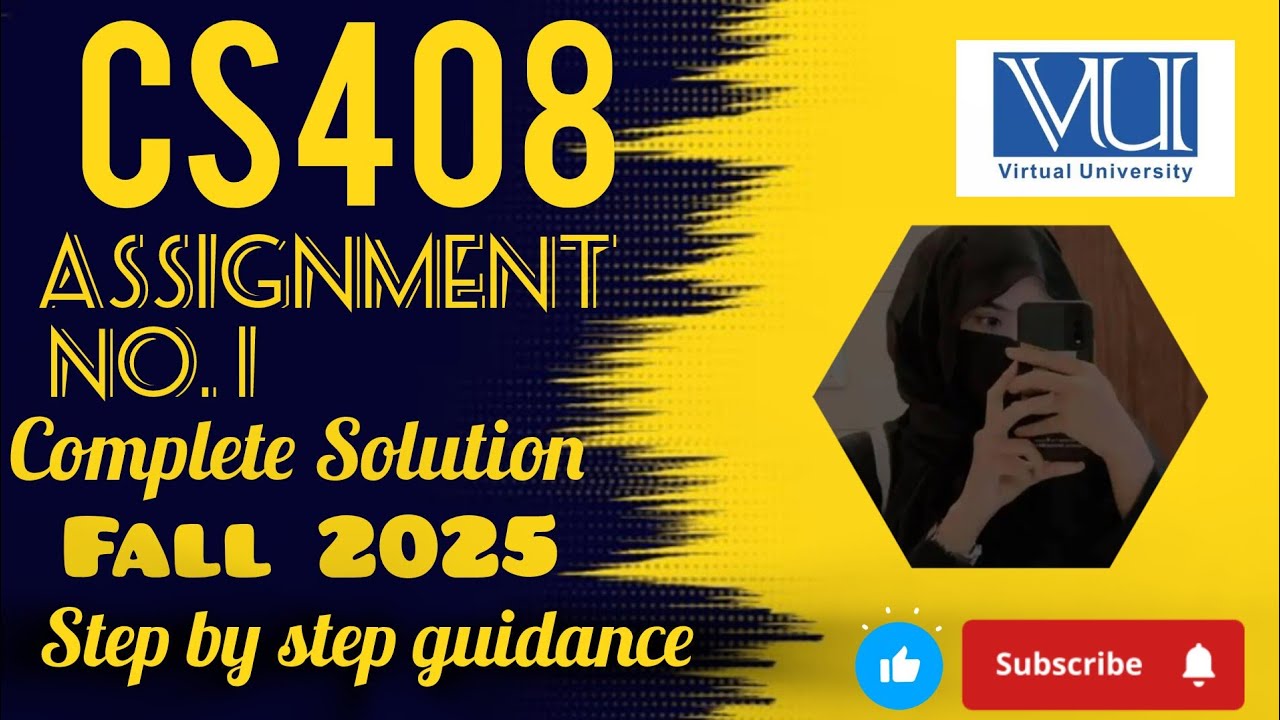 CS408 Assignment 1 Fall 2025 Complete Solution | Human&ndash;Computer Interaction (CS408)