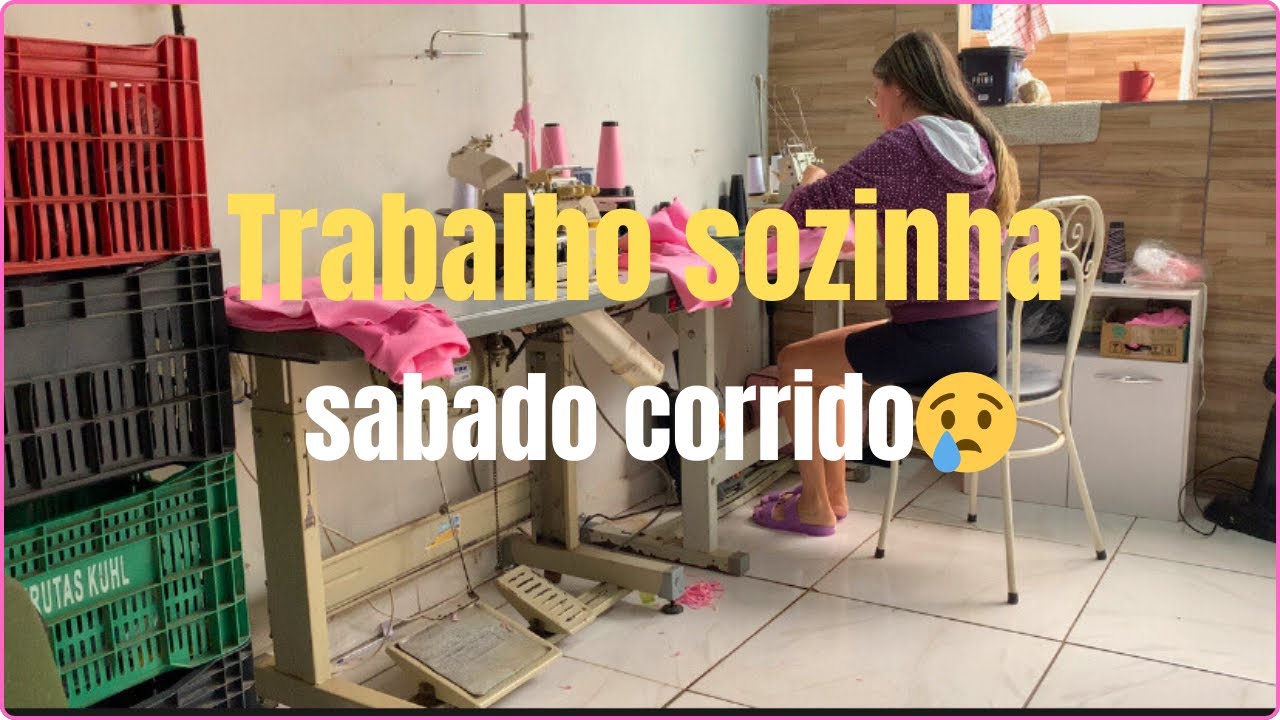 👉 “Sábado caótico da costureira 😵 produção de moletom,  shorts e imprevistos”