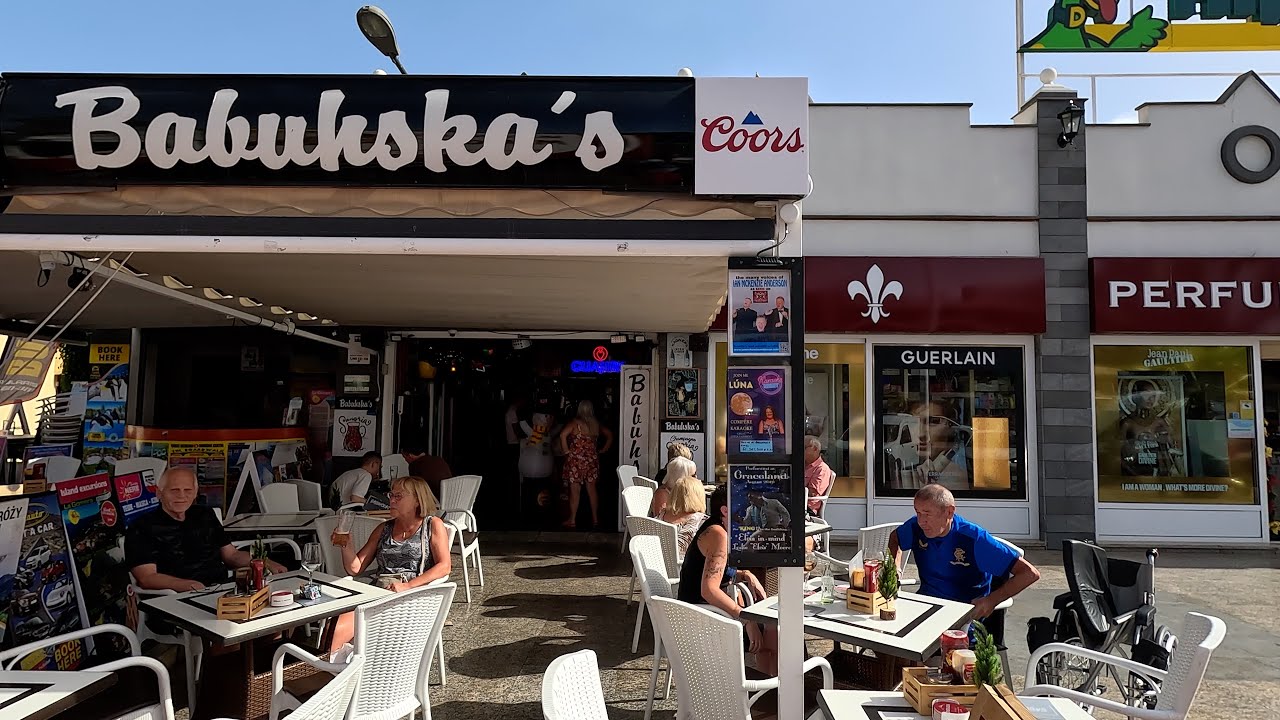 Tenerife - San Miguel Shopping Centre & A Great Bar.. Costa Adeje...