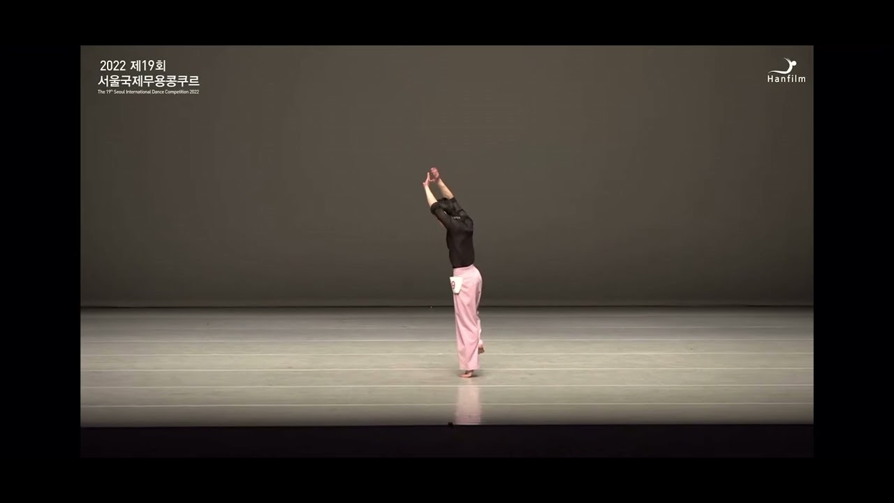 2022 서울국제무용콩쿠르 현대무용 시니어 남자 1st 최호정 When you smile again