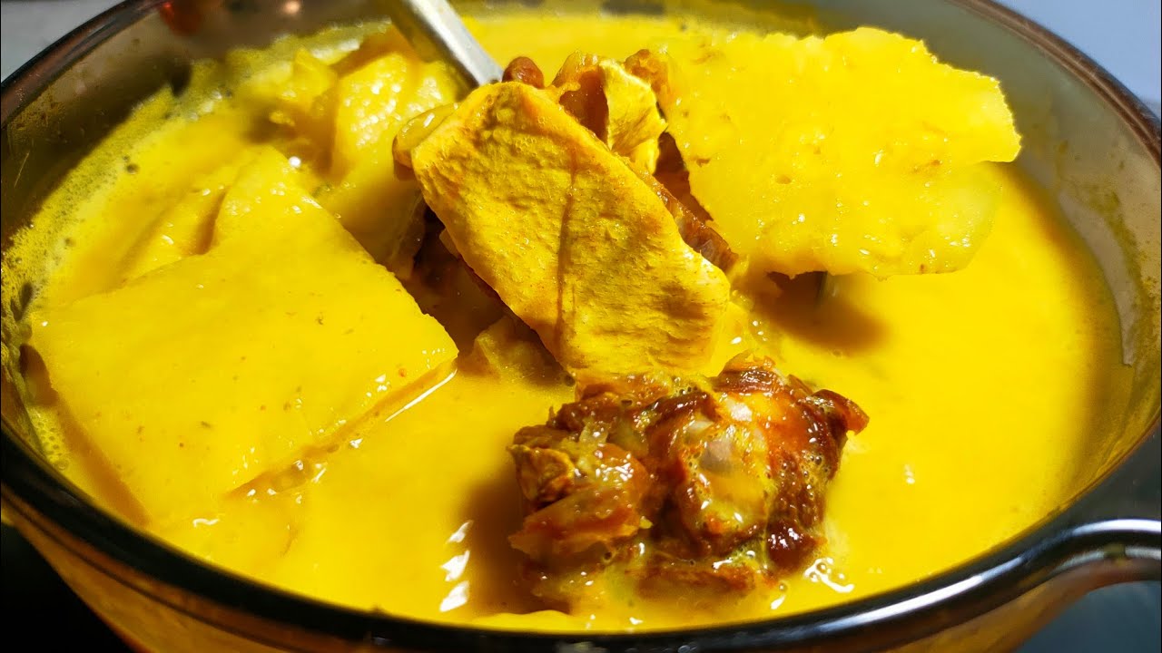 Masak Lemak Tulang Ikan Masin Dengan Nenas
