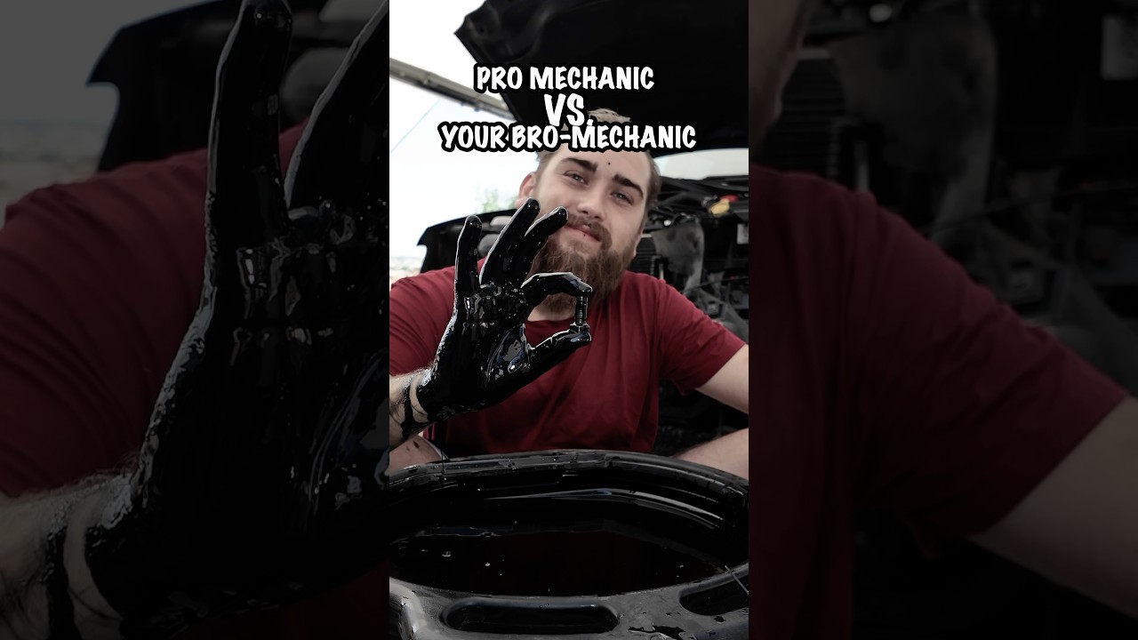 Who do you trust more? Pro mechanic vs your bro changing oil  