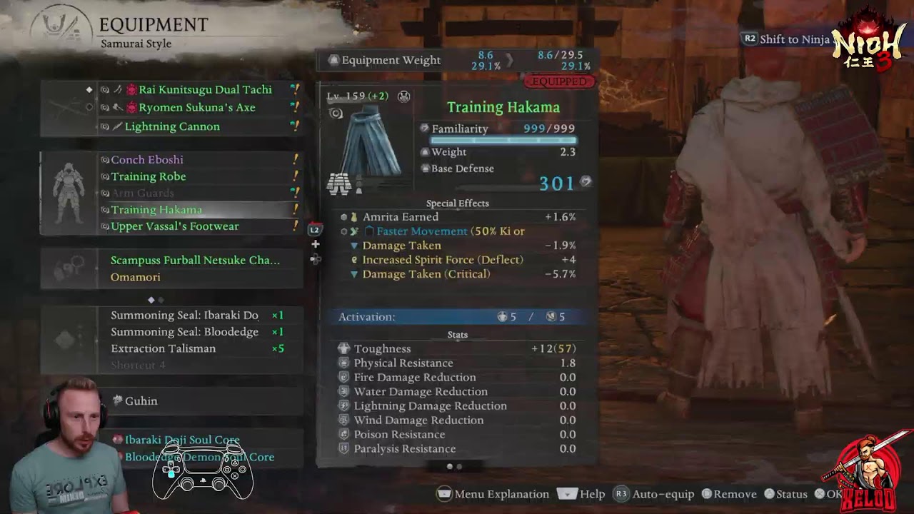 [PS5] [NG+] Nioh 3 | Character Level 1 Run | Questions are welcome! Part 2