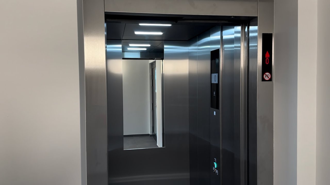 Brand new 2023 Schindler 3000 Elevator at office building, Stuttgart-Feuerbach