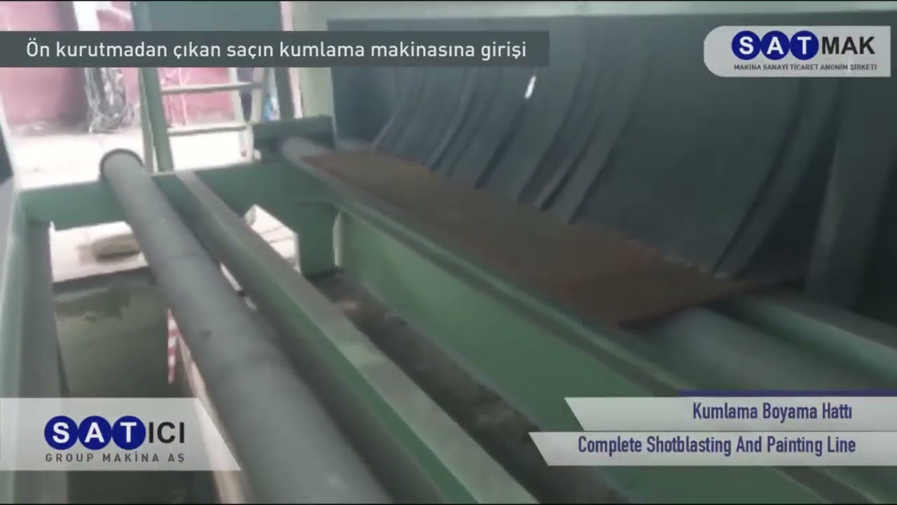 ZALİV Tersanesi®  Kumlama Boyama Hattı / Complete Shotblasting And Painting Line / Preservation Line