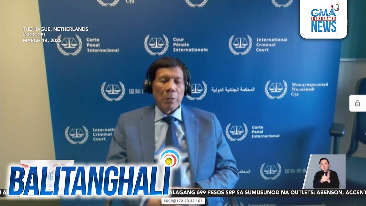 Confirmation of charges hearing vs. FPRRD, itinakda ng ICC pre-trial chamber 1... | Balitanghali