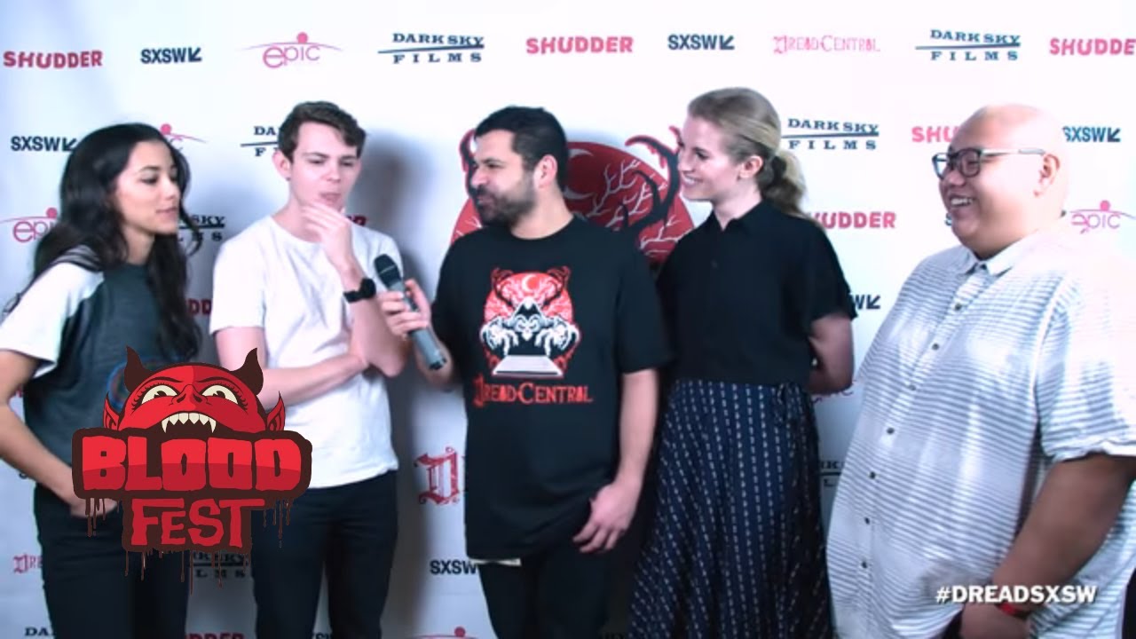 SXSW 2018 Interview Seychelle Gabriel, Robbie Kay, Barbara Dunkelman, Jacob Batalon - Blood Fest