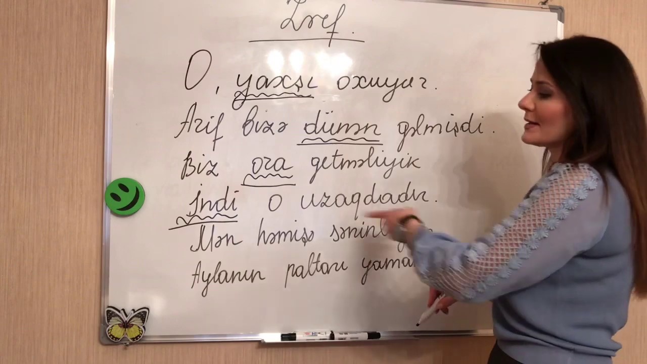 Zərf .6-cı sinif üçün sadə izah.