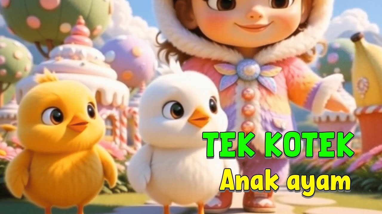 MIMI FANILA DAN ANAK AYAM [ TEK KOTEK ANAK AYAM ] Lagu edukasi anak & animasi 3d yang ceria 2026