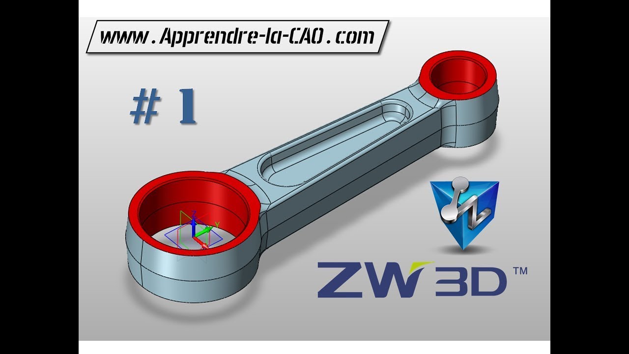 ZW3D #1 - Découverte - Bielle