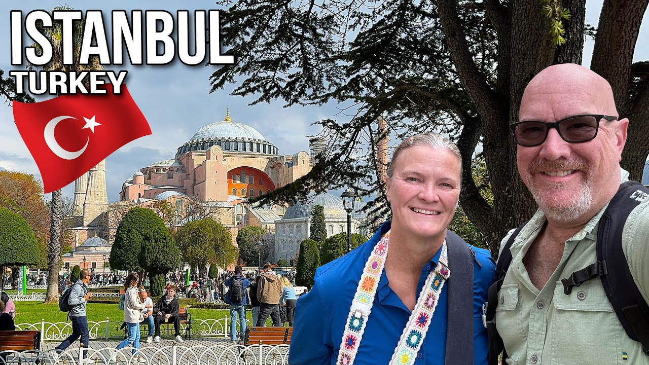 Istanbul, Turkey • Beautiful Coffee Shop and Hagia Sophia Grand Mosque Tour