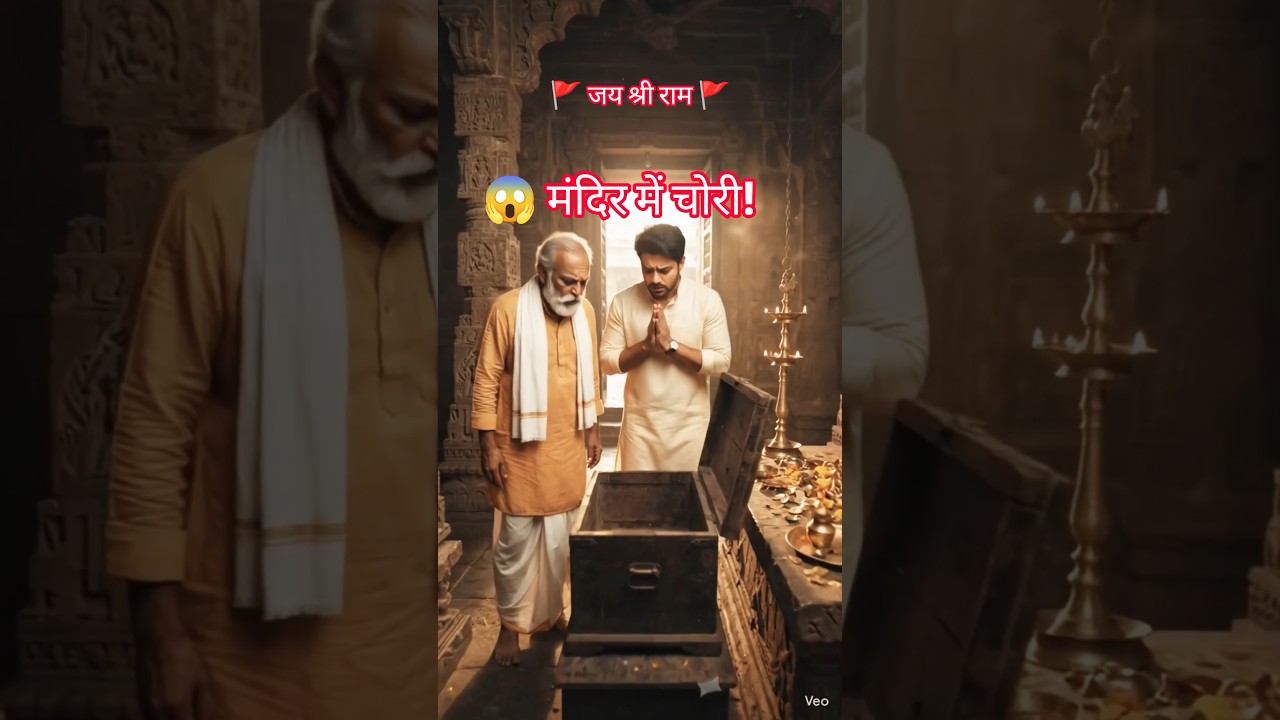 😱 मंदिर की दान पेटी से पैसे गायब! चोर ने छोड़ा ऐसा सुराग, सब हैरान रह गए! #TheVillageStories