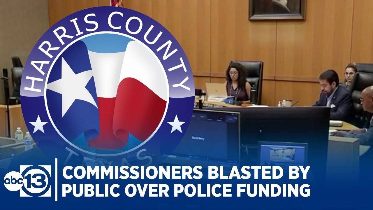 Harris Co. commissioners blasted by public over police funding